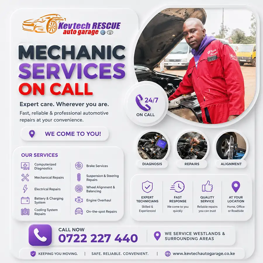 KevRescue Auto Garage — Best Mechanics in Nairobi